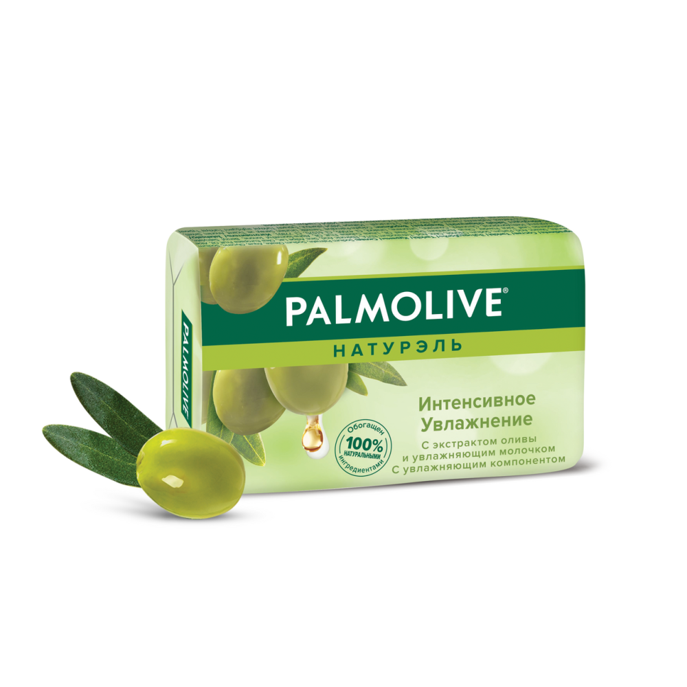 Туалетное мыло Palmolive Натурэль Интенсивное увлажнение с экстрактом оливы и молочком 90 г