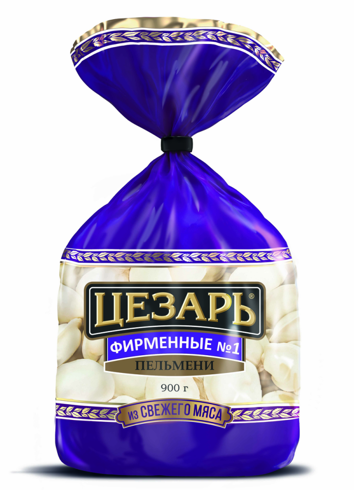 Пельмени Цезарь фирменные №1 замороженные, 900г