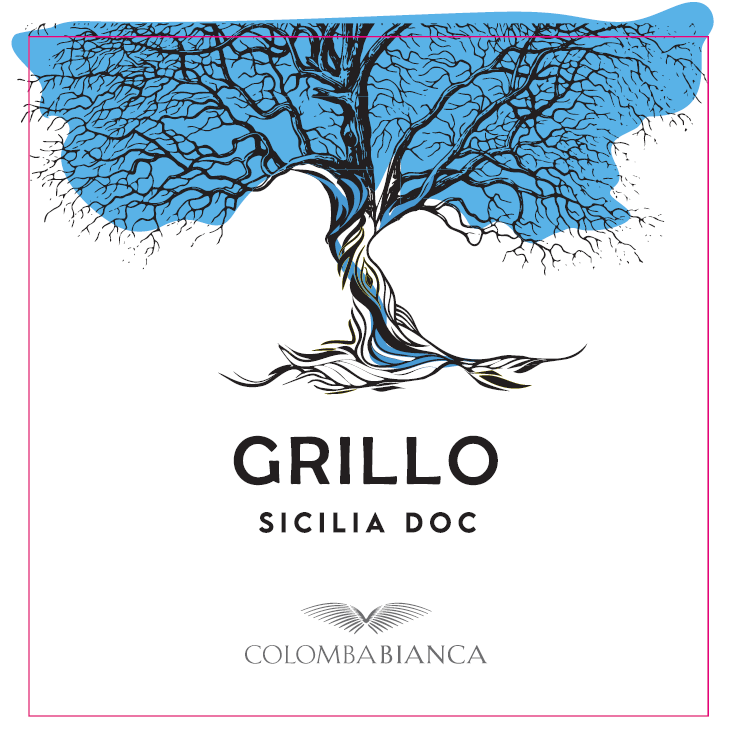 Вино Colomba Bianca Grillo Sicilia белое полусухое, 0.75л