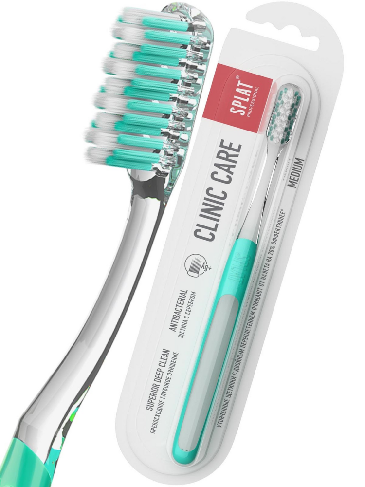 Зубная щетка Splat Professional Clinic Care средняя Зубная щетка Splat Professional Clinic Care средняя
