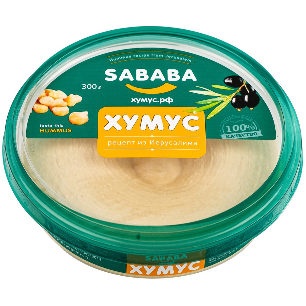 Хумус Sababa рецепт из Иерусалима 300 г