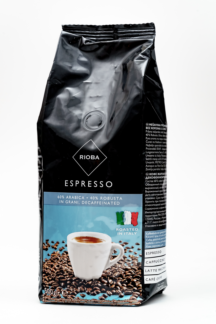 Кофе зерновой RIOBA Espresso, 500 г