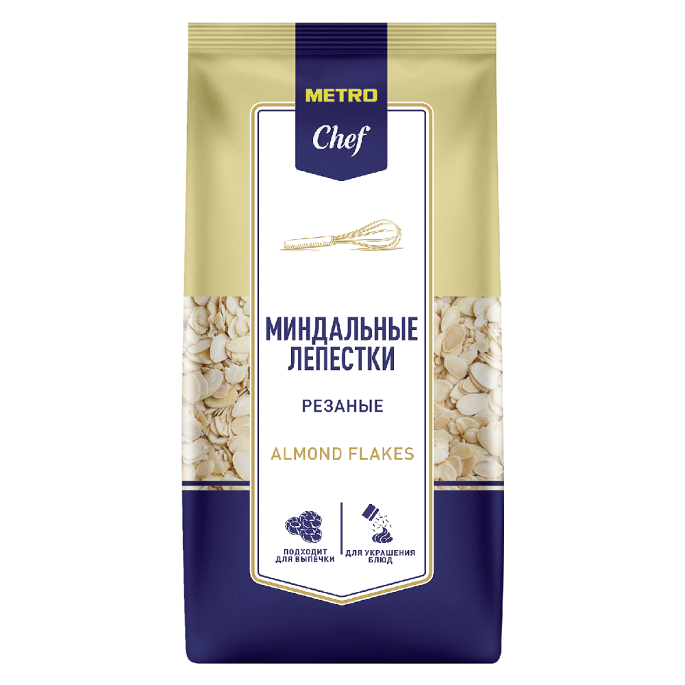 METRO Chef Лепестки миндальные резаные, 500г