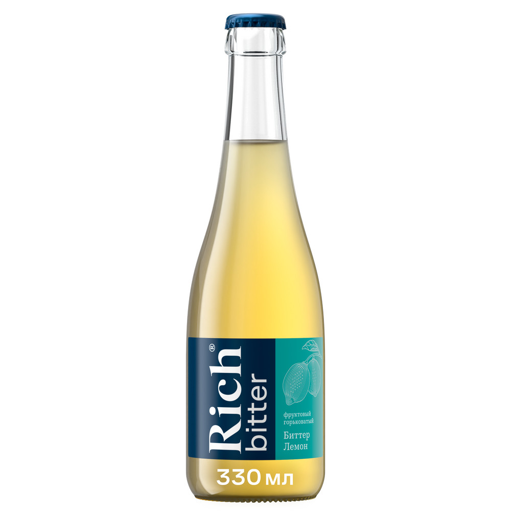 Напиток Rich bitter Лемон газированный, 330мл