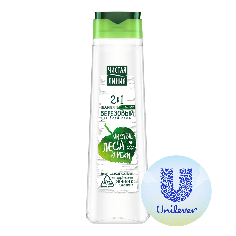 Шампунь Чистая линия фитотерапия \"березовый\" для всей семьи 400мл
