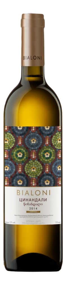 Вино Bialoni Цинандали белое сухое, 0.75л