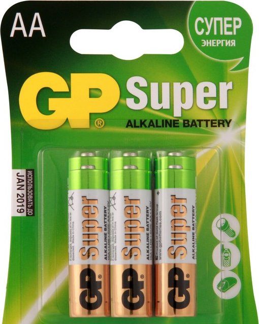 Батарейки GP Super AA, 6шт