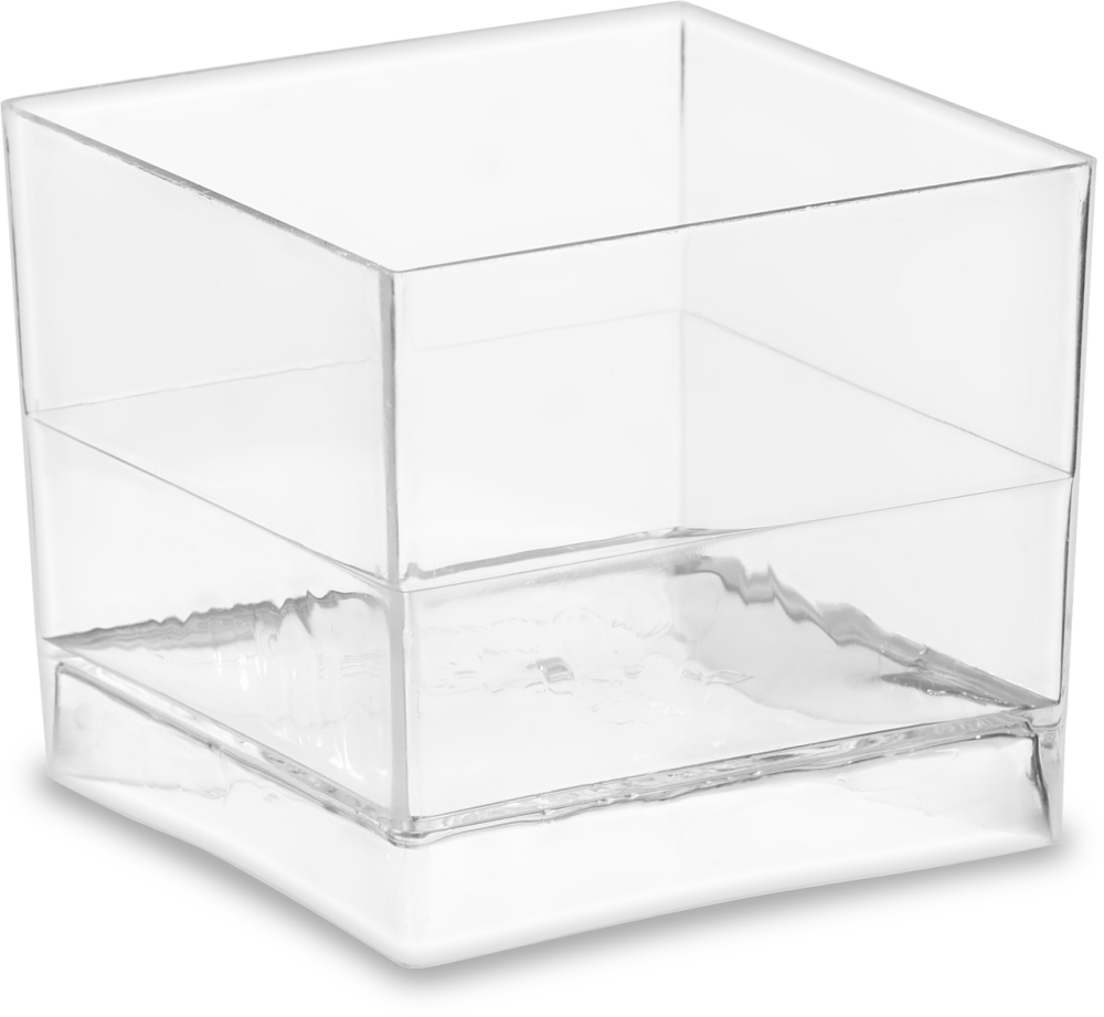 Форма для фуршета Мистерия Чашка куб 60 мл 15 шт