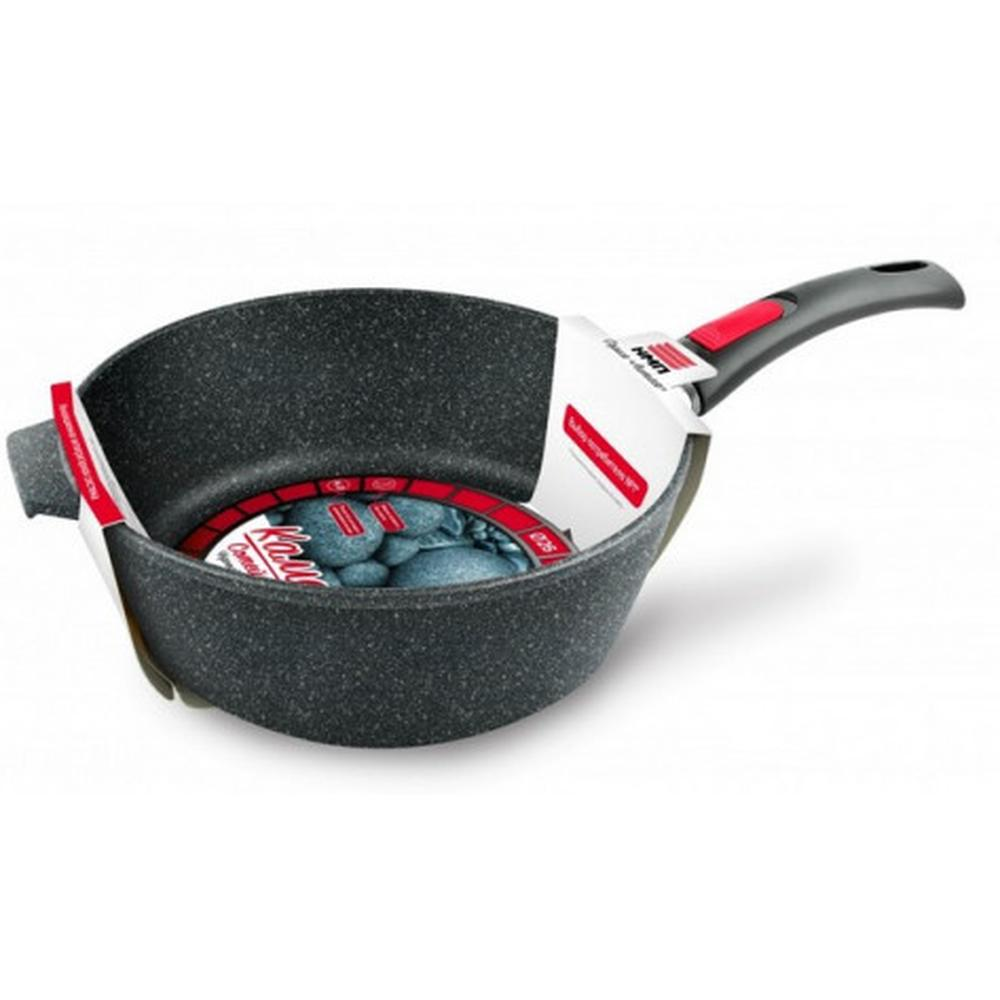 Сотейник с ручкой Нева металл посуда высокий литой, 26 x 10см