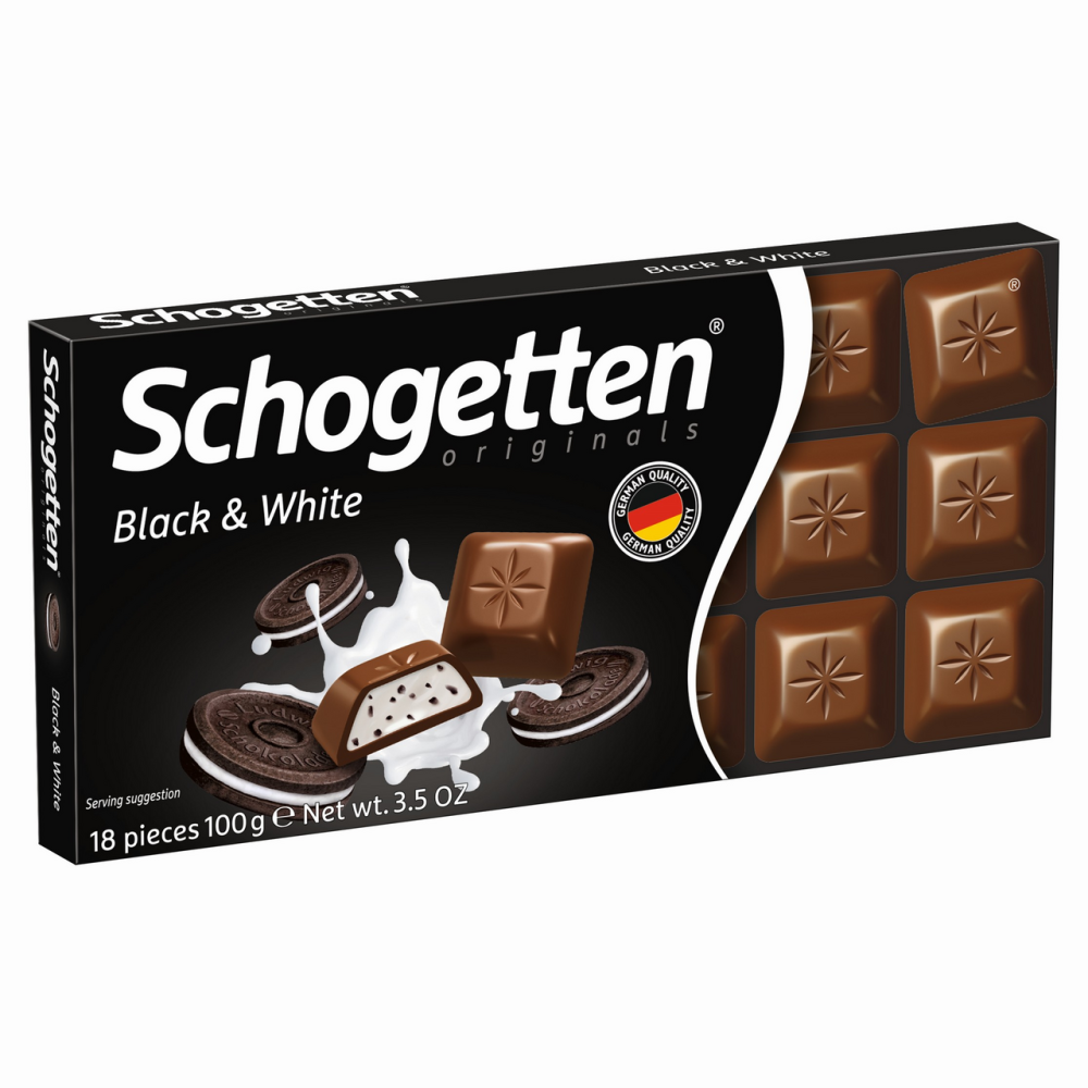 Шоколад Schogetten Black&White, 100г
