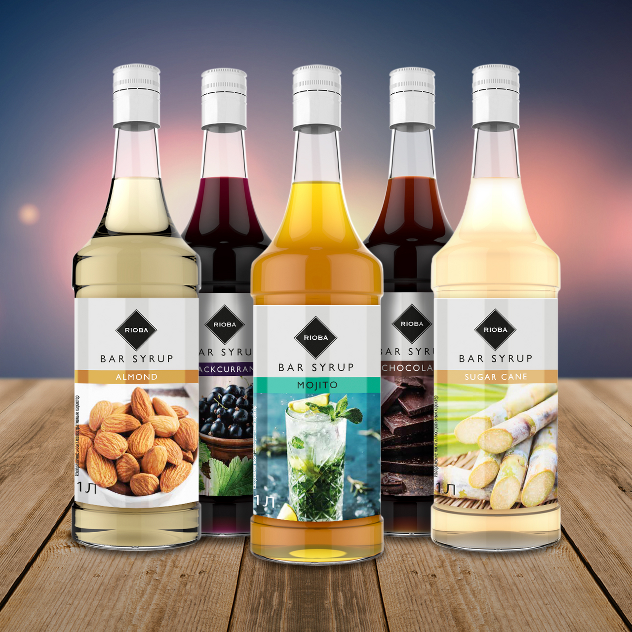 RIOBA Сироп шоколад, 1л RIOBA Сироп шоколад, 1л