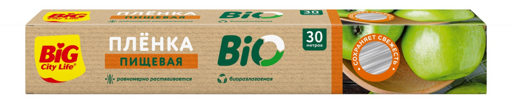 Пленка пищевая Big City Bio, 30м
