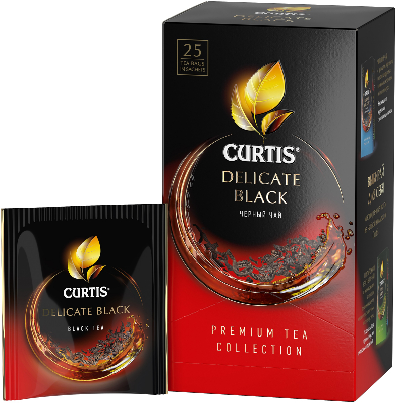 Чай Curtis Delicate черный (1.7г x 25шт), 43г