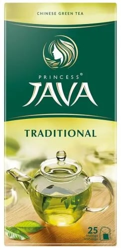 Чай Принцесса Ява Традиционный зеленый (2г х 25шт), 50г