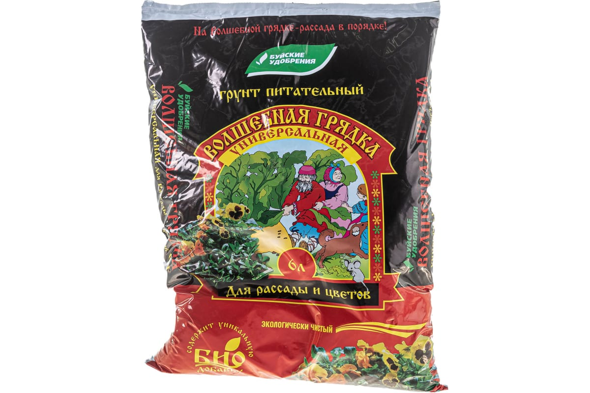 Грунт питательный Волшебная Грядка универсальный, 6л