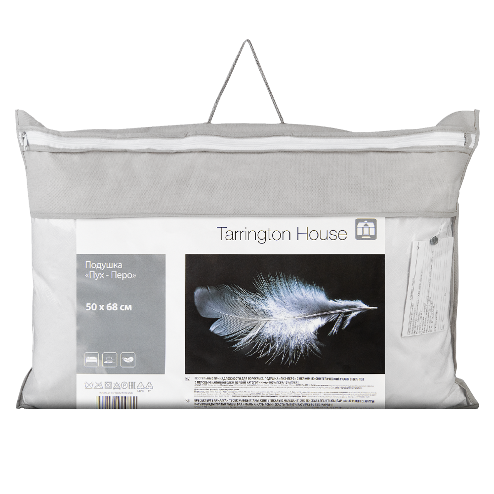 Tarrington House Подушка пух 15% перо 85%, 50 x 68см