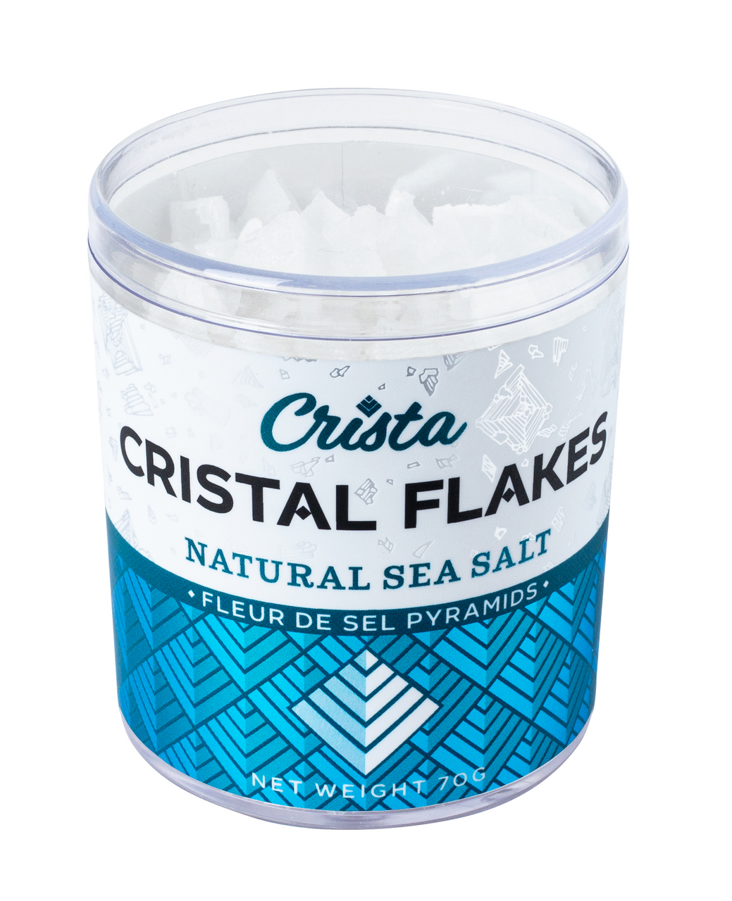 Соль Fleur de Sel Crista Flakes морская натуральный вкус, 70г