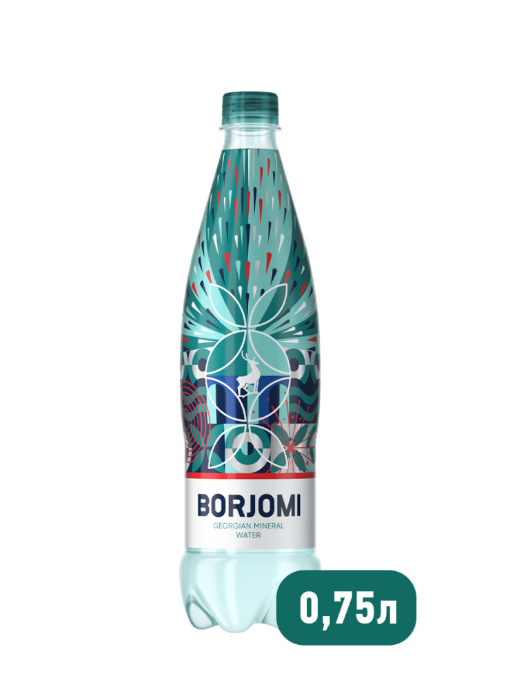 Вода минеральная Borjomi 0,75л