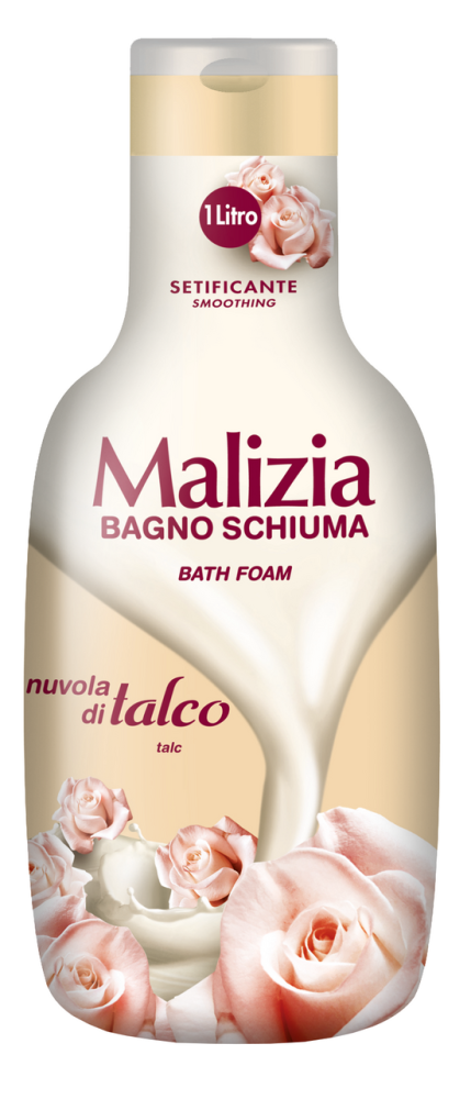 Пена Malizia Talc для ванны, 1л
