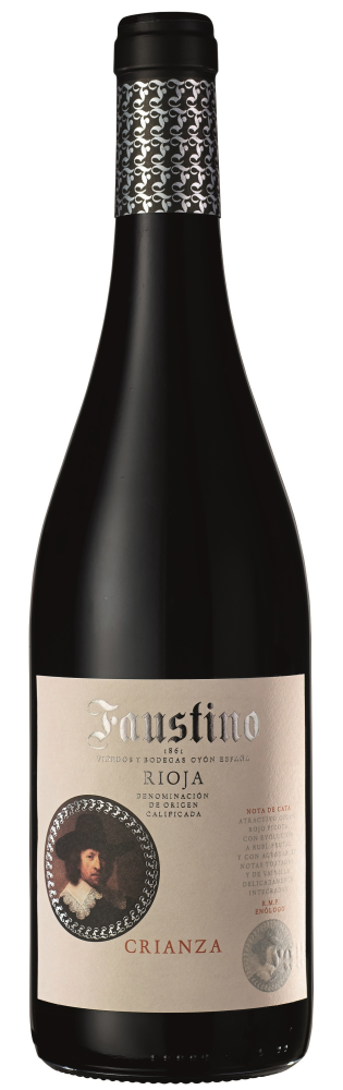 Вино Faustino Crianza Rioja DOC красное сухое, 0.75л