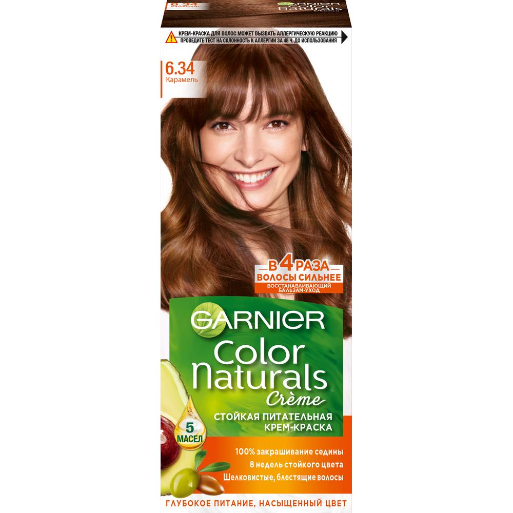 Краска для волос Garnier Color Naturals 6.34 карамель