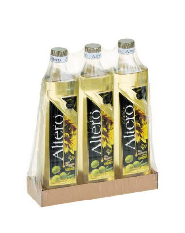 Масло Altero Gold подсолнечное рафинированное с добавление оливкового 810 мл