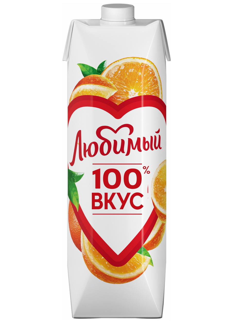 Нектар Любимый апельсин с мякотью, 970мл