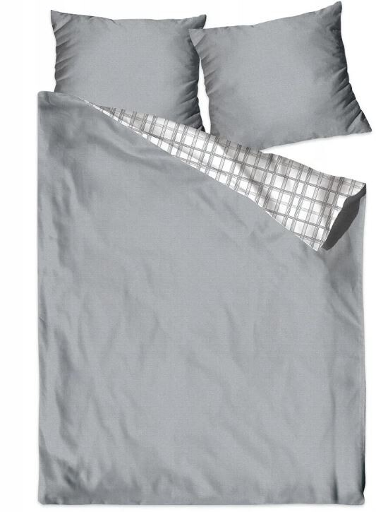 Tarrington House Пододеяльник страйп-сатин серый, 200 х 210см