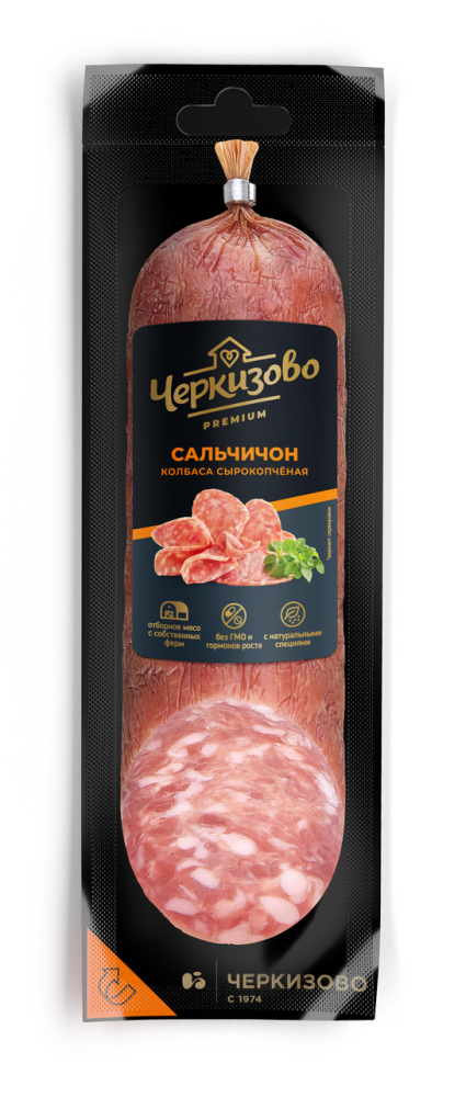 Колбаса Черкизово сальчичон сырокопченая срез, 300г