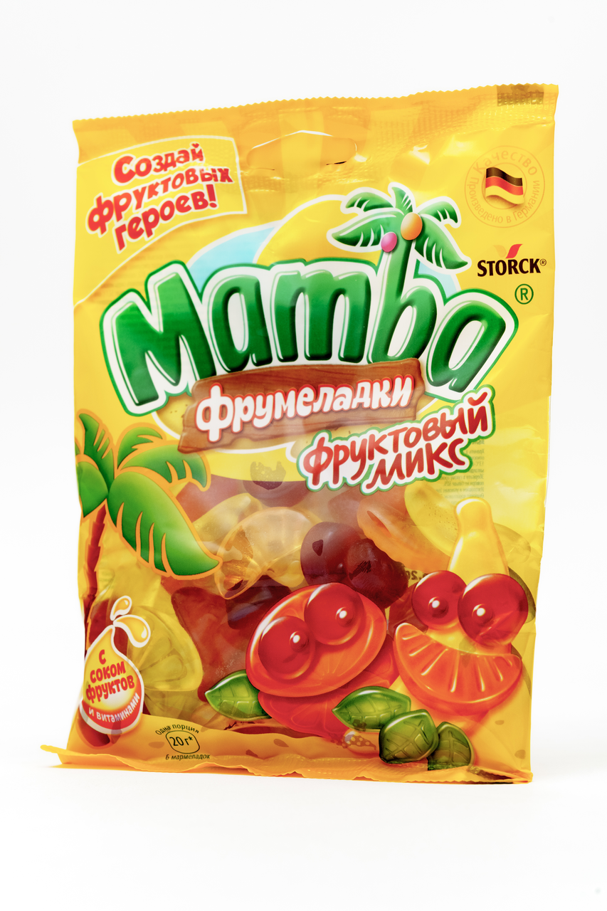 Жевательный мармелад Mamba фруктовый микс 140 г