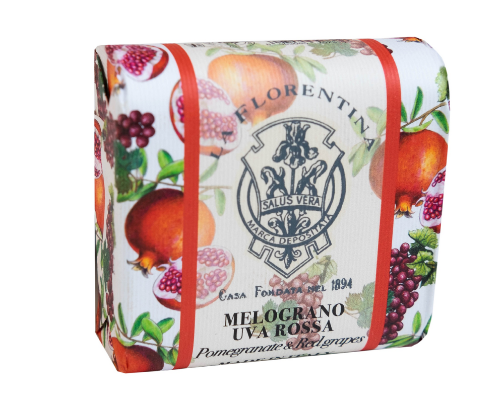 Мыло La Florentina гранат и красный виноград, 106г
