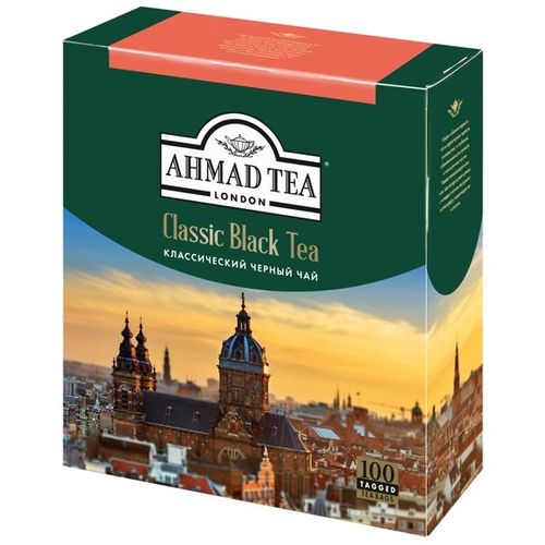 Чай черный Ahmad Tea Classic в пакетиках 2 г 100 шт