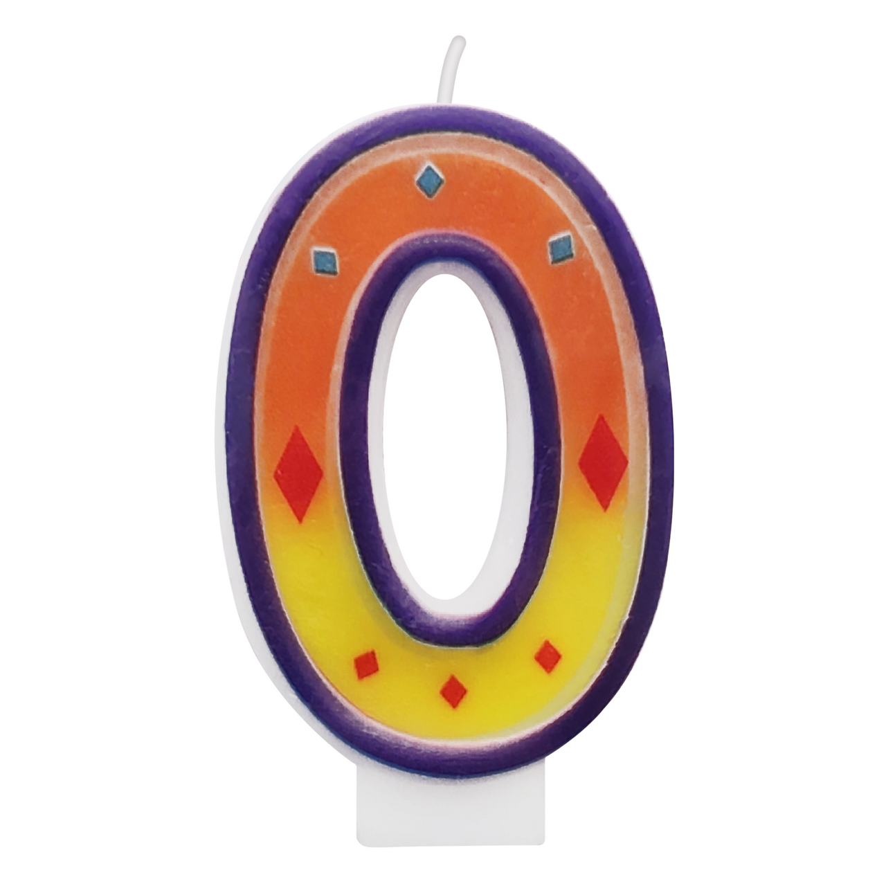 Свеча-цифра 0 Fiolento Friendly Birthday