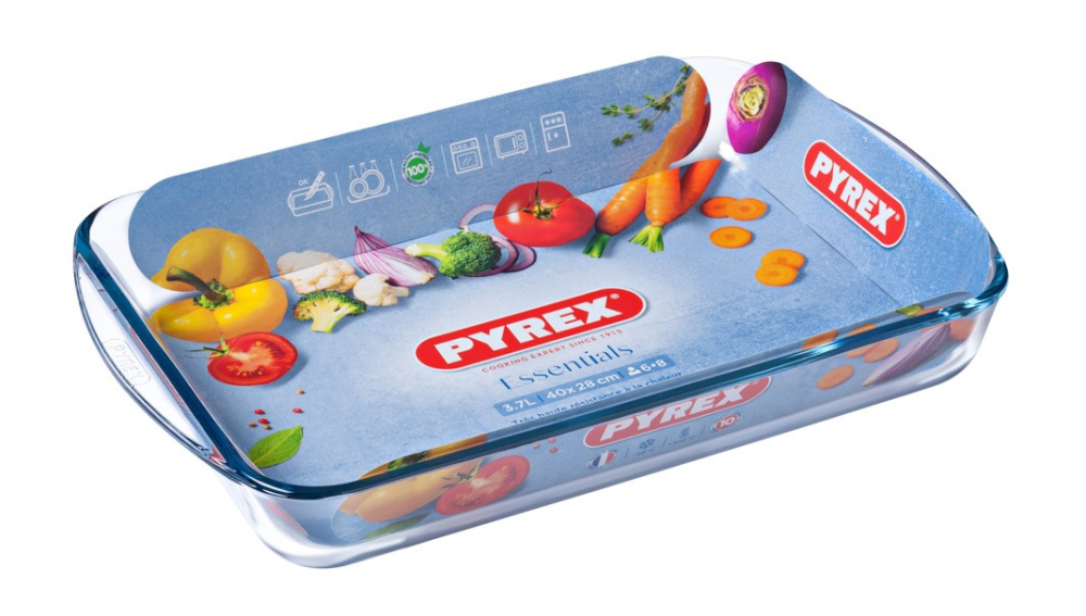 Форма для запекания Pyrex Smart Cooking прямоугольная 40x 28 x 6.5см, 3.7л