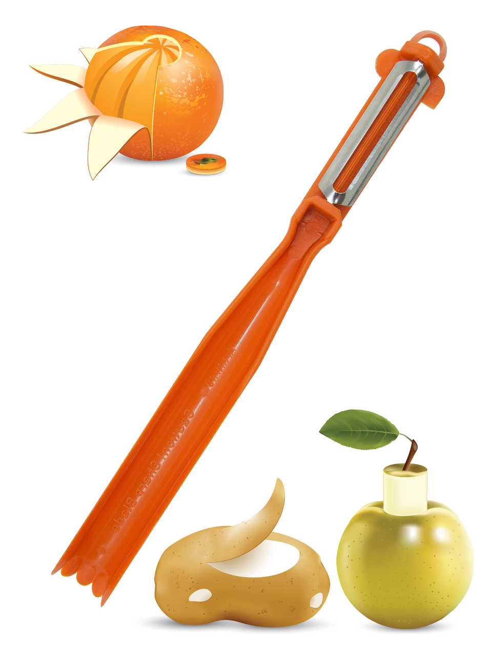 Нож-овощечистка Borner