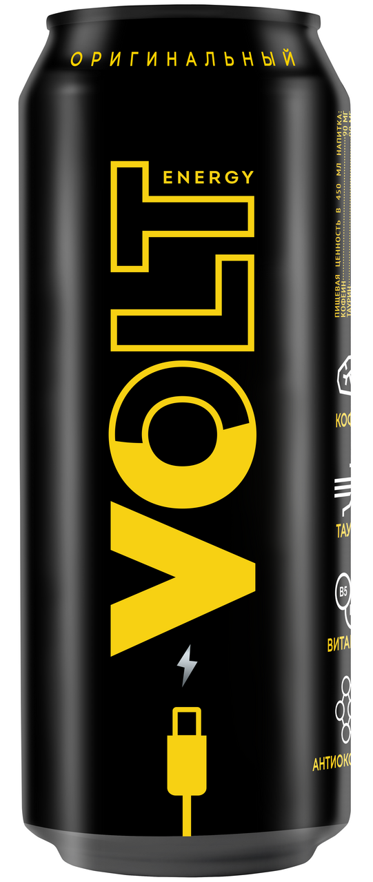 Напиток энергетический Volt Energy оригинальный, 450мл