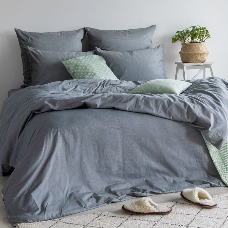 Простыня Verossa Melange Indigo, 220 х 240см