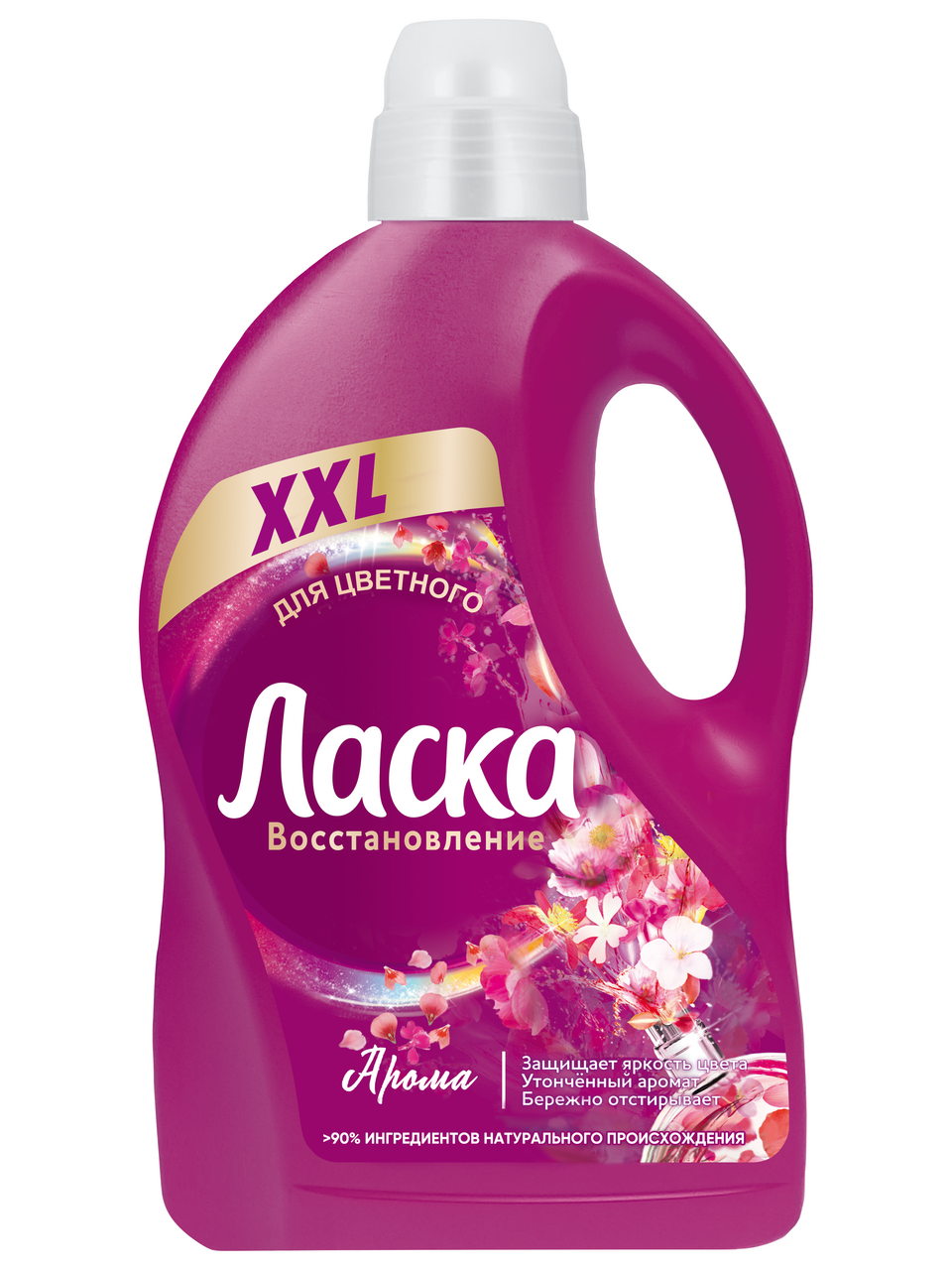 Гель для стирки Ласка Арома-уход, 3.85л Гель для стирки Ласка Арома-уход, 3.85л