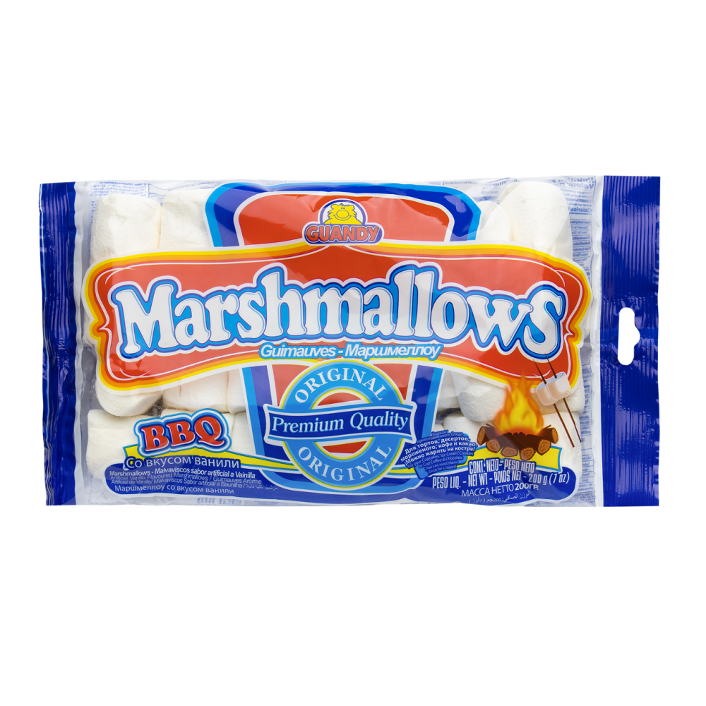 Маршмеллоу Guandy Classic белый ванильный, 200г
