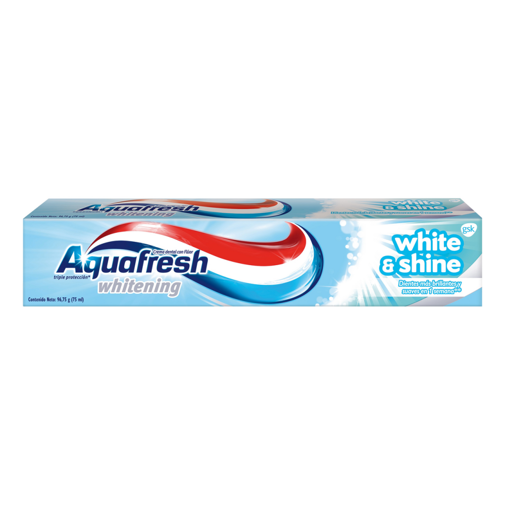 Зубная паста Aquafresh Сияющая белизна, 75мл