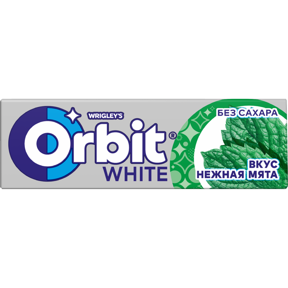 Жевательная резинка Orbit White Нежная мята 13.6г
