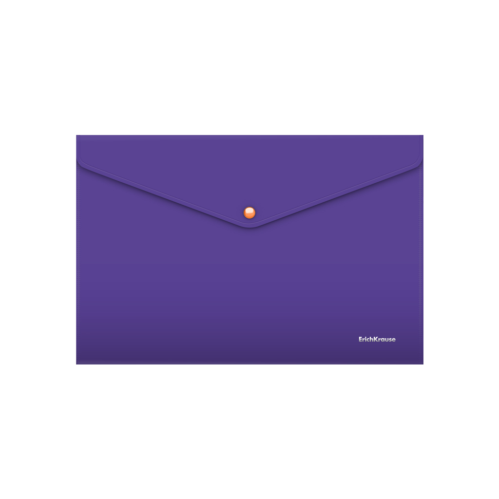 Папка-конверт Erich Krause на кнопке А4