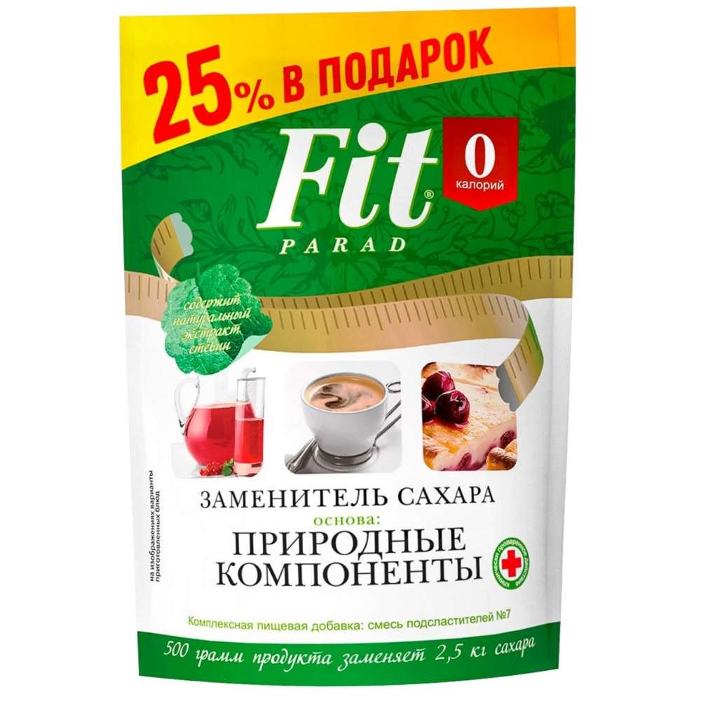 Сахарозаменитель Fit parad № 7 природные компоненты 500 г