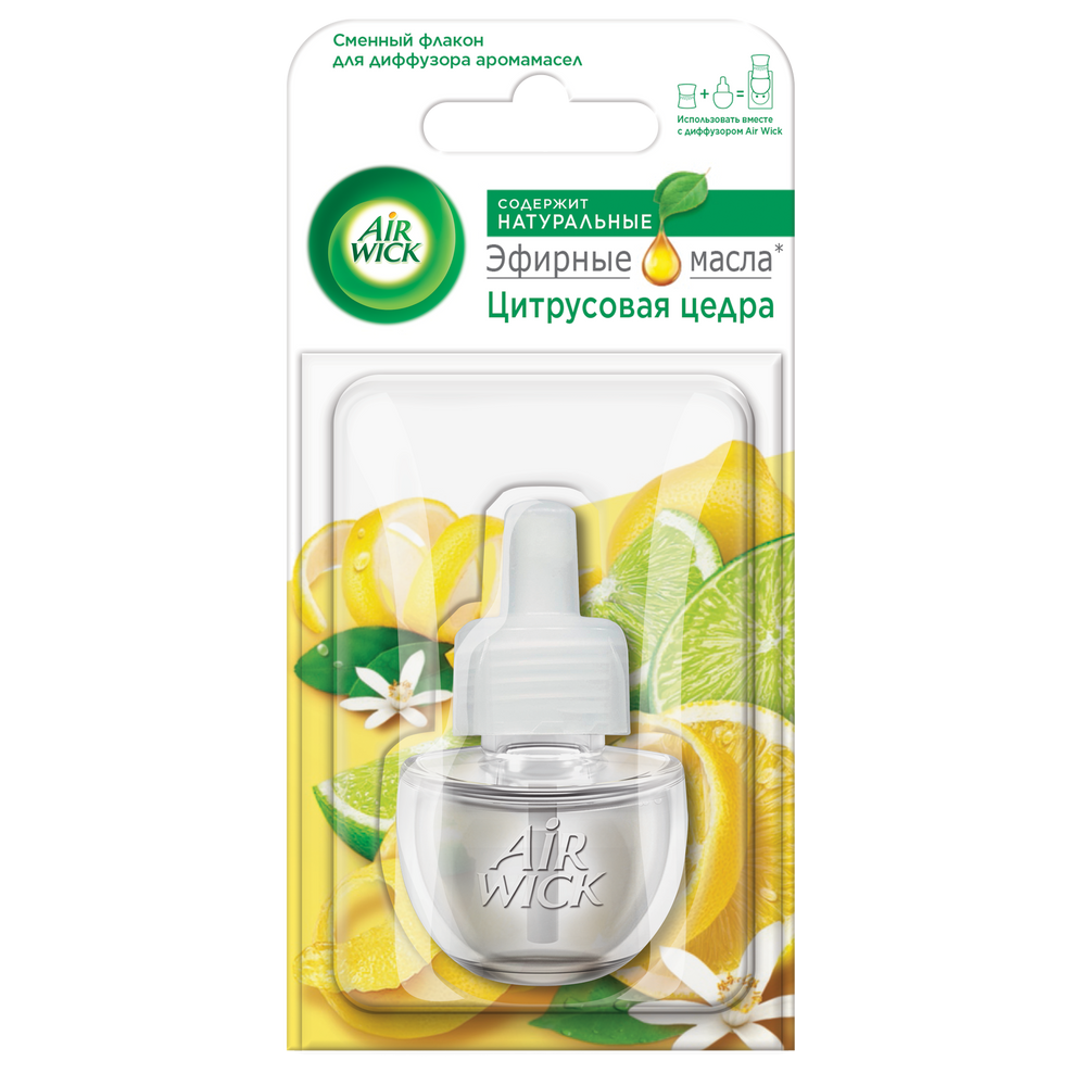 Сменный флакон Airwick Цитрусовая цедра для аромадиффузор 19 мл