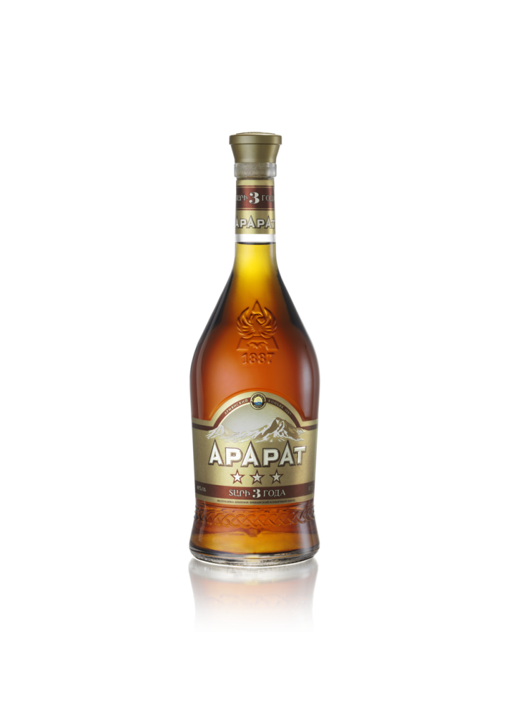 Коньяк Арарат 3 звезды, 0.7л