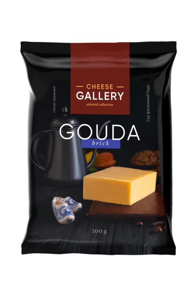 Сыр полутвердый Cheese Gallery Гауда 49% 200 г