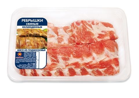 Ребрышки свиные Останкино охлажденные ~1 кг