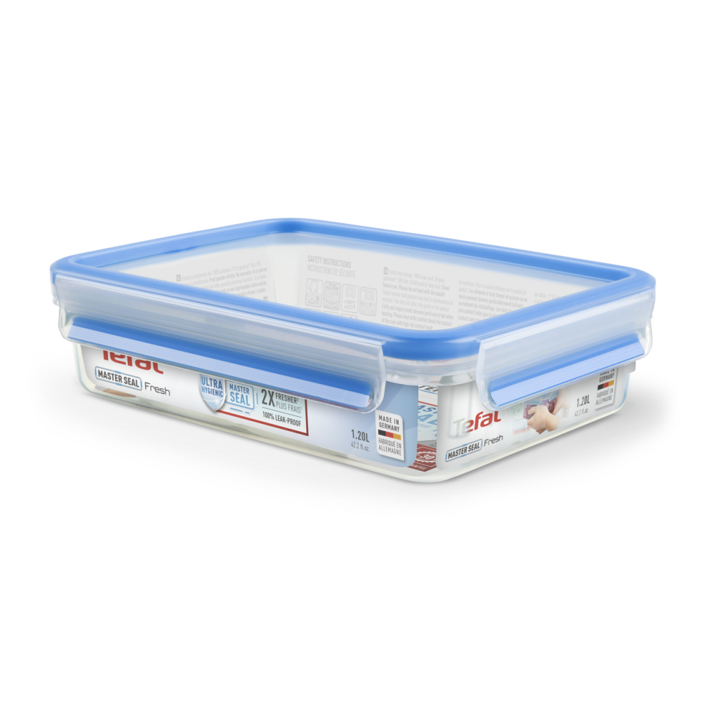 Контейнер Tefal Masterseal Fresh прямоугольный, 1.2л