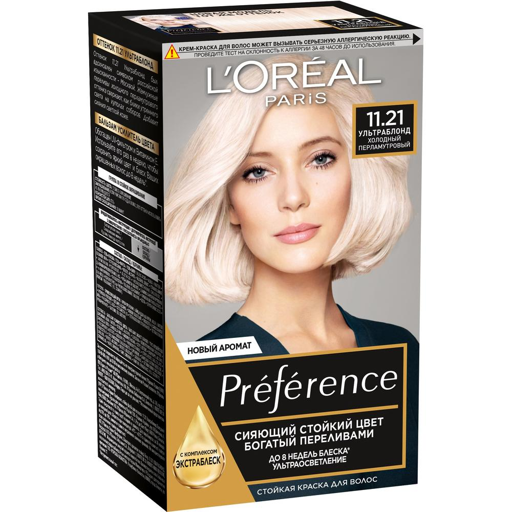Краска для волос L'Oreal Paris Preference Ультраблонд 11.21