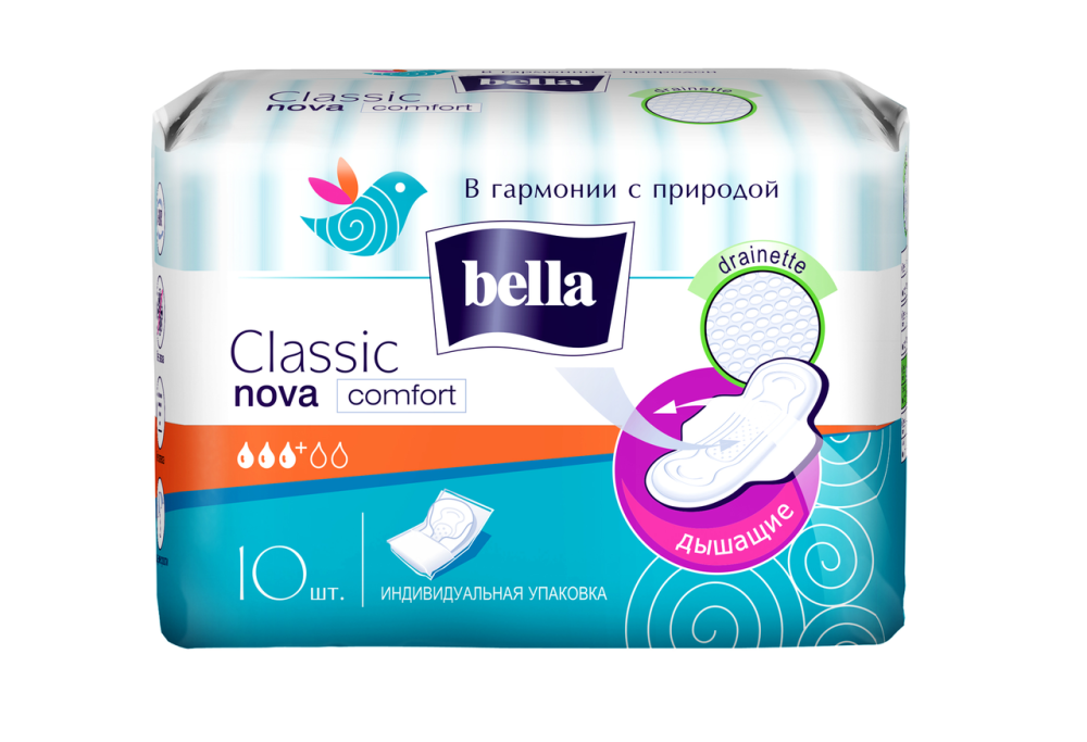 Прокладки Bella Nova classic komfort 10шт